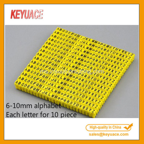 POM Numerik Colorful dan Letter Marker Cable Strips
